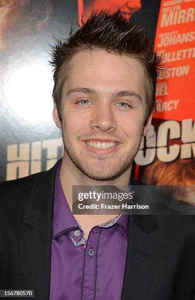 Actor Matthew Fahey arrives at the Premiere Of Fox Searchlight Pictures' "Hitchcock" at AMPAS Samuel Goldwyn Theater on November 20, 2012 in Beverly...