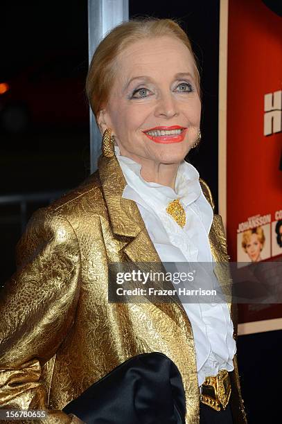 Actress Anne Jeffreys arrives at the Premiere Of Fox Searchlight Pictures' "Hitchcock" at AMPAS Samuel Goldwyn Theater on November 20, 2012 in...