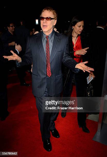 Composer Danny Elfman Aarrives at the Premiere Of Fox Searchlight Pictures' "Hitchcock" at AMPAS Samuel Goldwyn Theater on November 20, 2012 in...