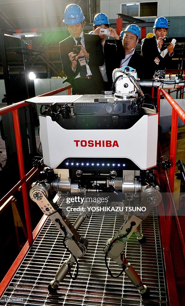 JAPAN-TECHNOLOGY-TOSHIBA-ROBOT