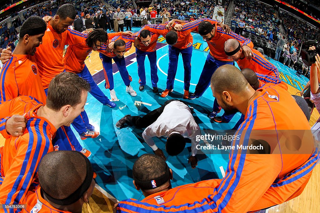 New York Knicks v New Orleans Hornets