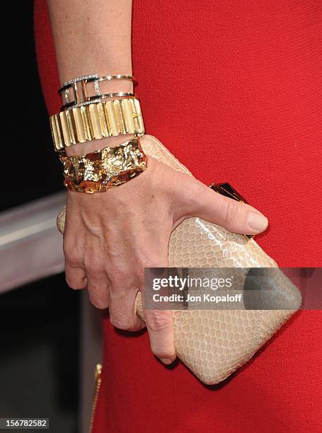 Actress Toni Collette arrives at the Los Angeles Premiere "Hitchcock" at AMPAS Samuel Goldwyn Theater on November 20, 2012 in Beverly Hills,...