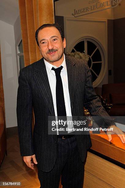 Patrick Timsit attends Jaeger-LeCoultre Vendome Boutique Opening at Jaeger-LeCoultre Boutique on November 20, 2012 in Paris, France .