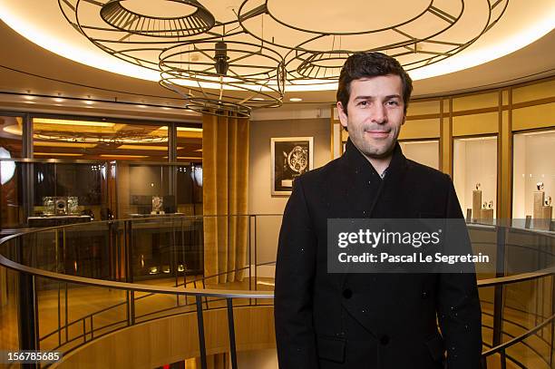 Fashion Designer Alexis Mabille attends Jaeger-LeCoultre Vendome Boutique Opening at Jaeger-LeCoultre Boutique on November 20, 2012 in Paris, France.