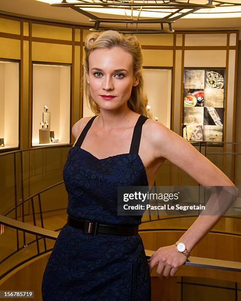 Diane Kruger attends Jaeger-LeCoultre Vendome Boutique Opening at Jaeger-LeCoultre Boutique on November 20, 2012 in Paris, France.