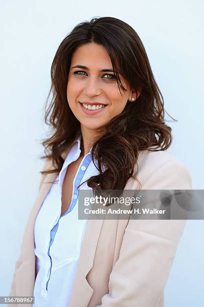 Co-Director Melanie Fridgant of "Lyrics Revolt" poses for a portrait during the 2012 Doha Tribeca Film Festival at the AL Najada Hotel on November...