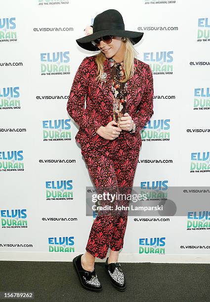 Ke$ha visits at Z100 Studio on November 20, 2012 in New York City.