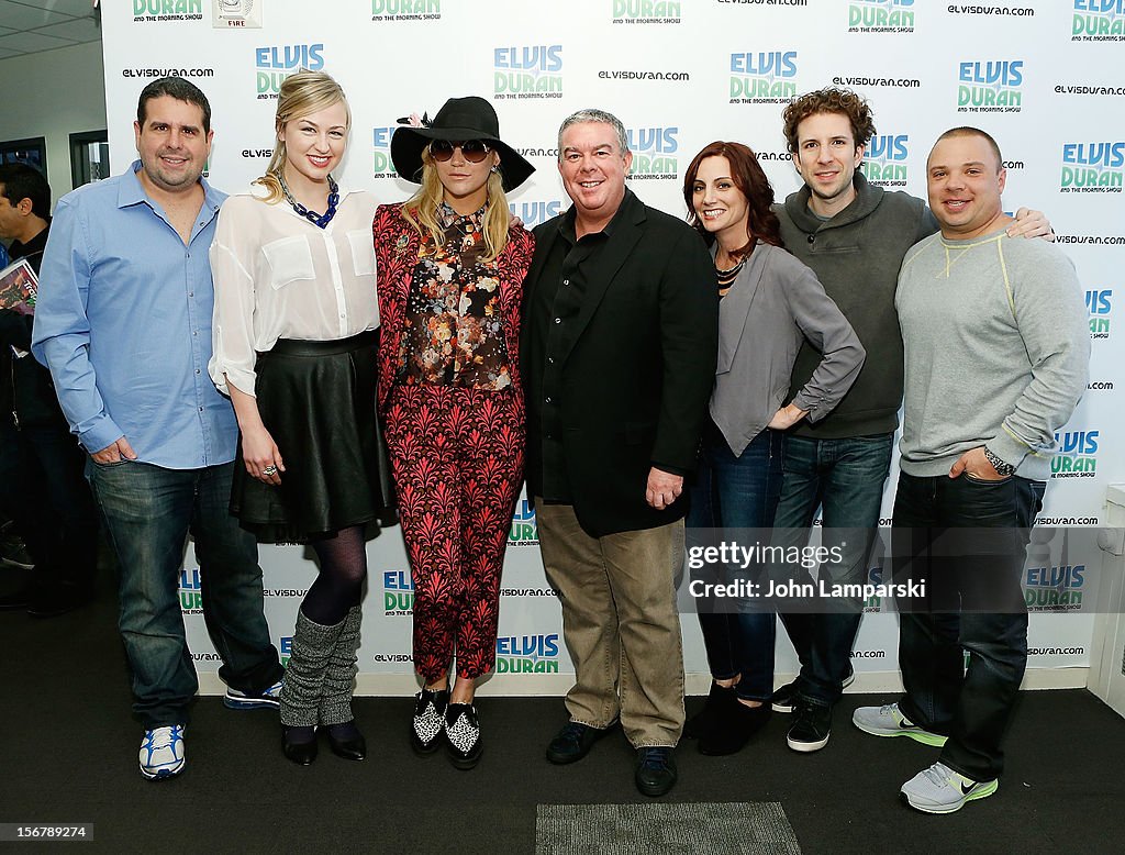 Ke$ha Visits Elvis Duran Z100 Morning Show