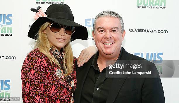 Ke$ha and Elvis Duran visits at Z100 Studio on November 20, 2012 in New York City.