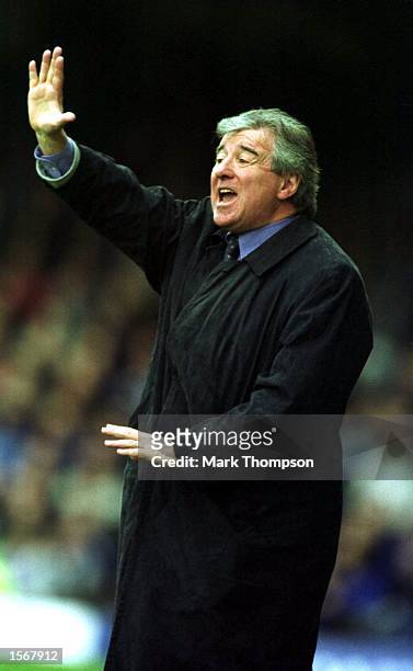 Terry Venables, the Middlesbrough coach, during the match between Leicester City v Middlesbrough in the FA Carling Premiership at Filbert Street,...