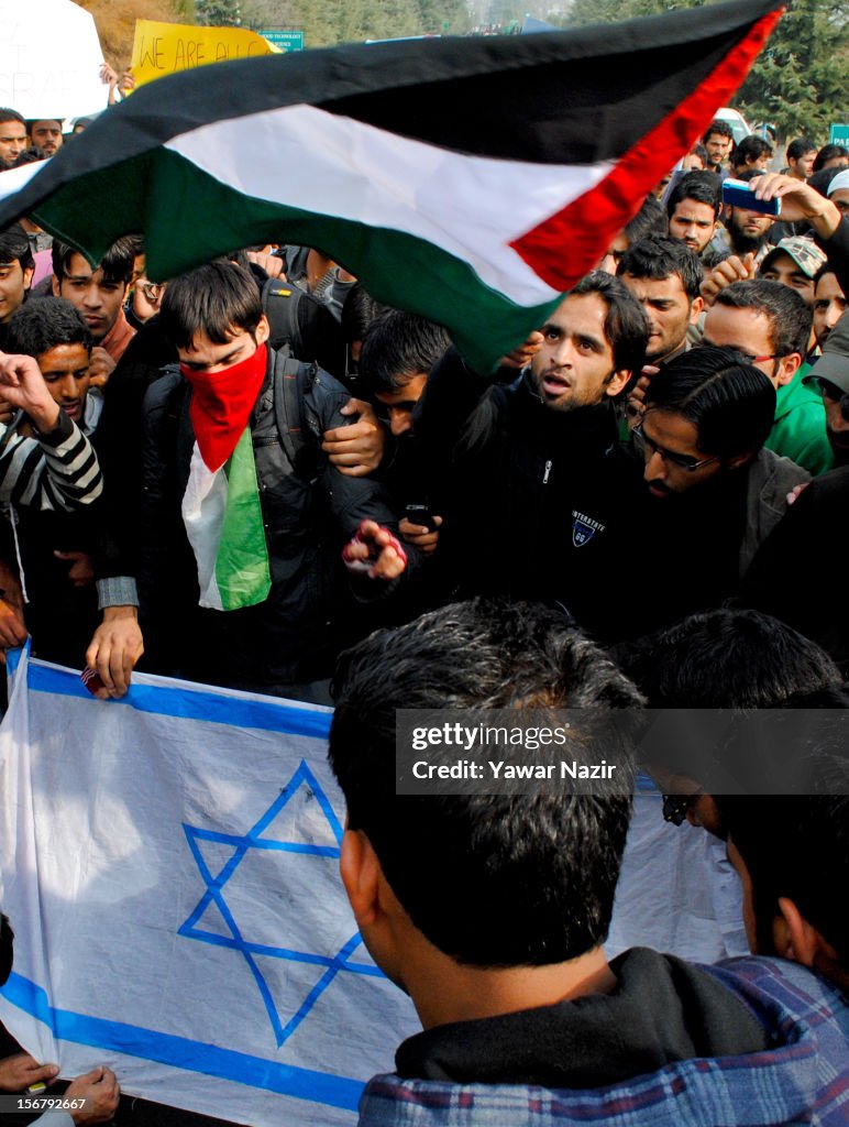 Anti-Israel Protesters Gather In Kashmir