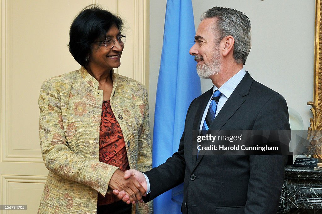 Brazil Foreign Minister Antonio Patriota, Meeting With High Commissioner for Human Rights Navi Pillay