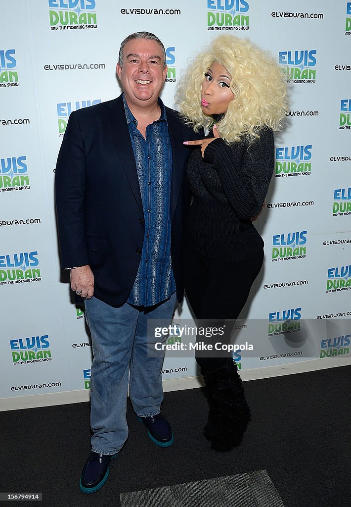 Nicki Minaj Visits Elvis Duran Z100 Morning Show