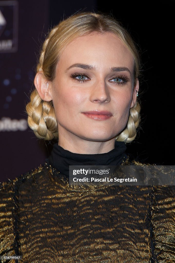 Diane Kruger Launches Christmas Champs-Elysees Illuminations