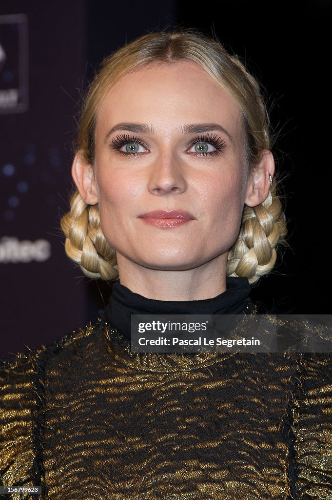 Diane Kruger Launches Christmas Champs-Elysees Illuminations