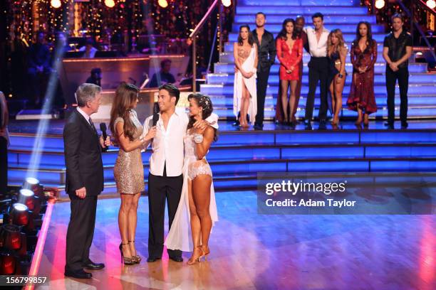 Episode 1509A" - On this week's double elimination - Apolo Anton Ohno and Karina Smirnoff, and Emmitt Smith and Cheryl Burke - were the next two...