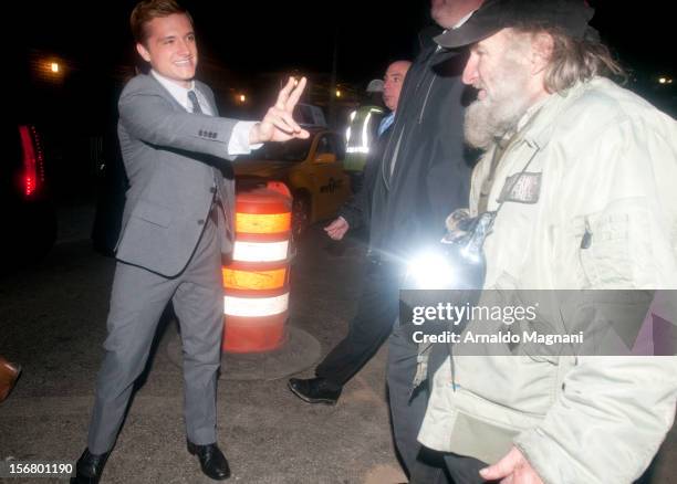 Actor Josh Hutcherson sighting on November 21, 2012 in New York City.