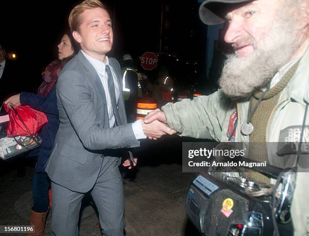 Actor Josh Hutcherson sighting on November 21, 2012 in New York City.