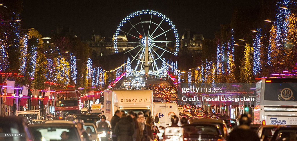 Christmas Illuminations 2012 In Paris