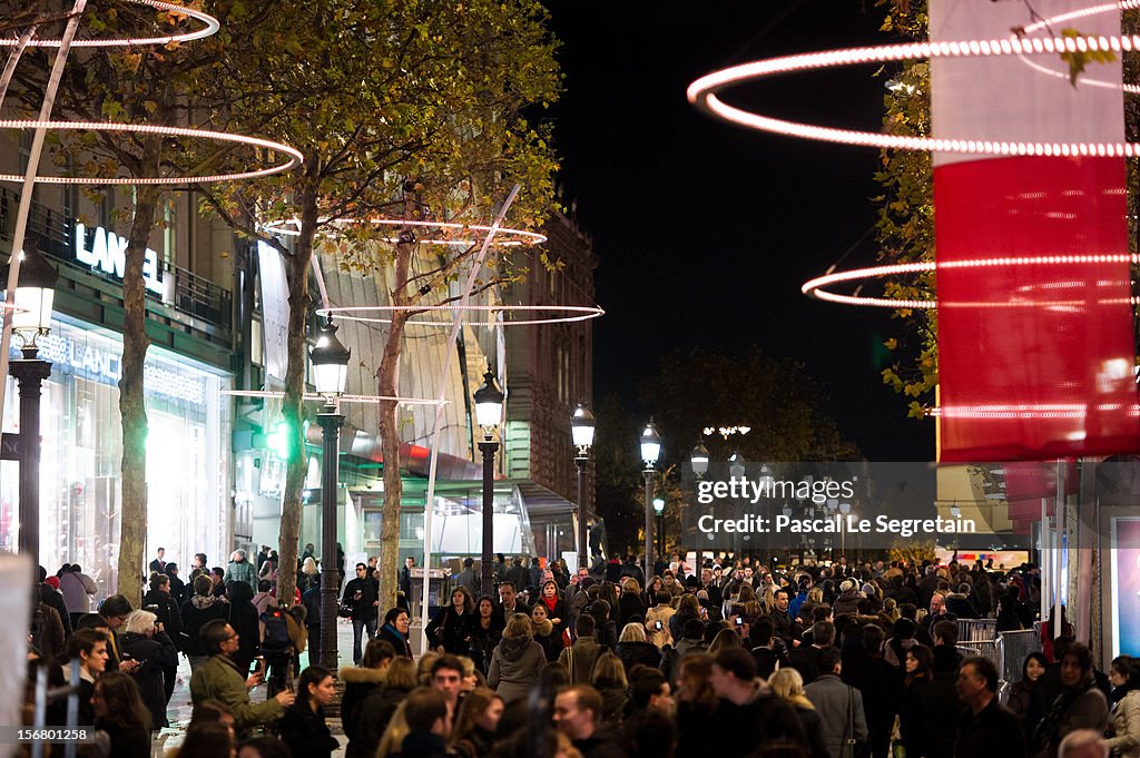 Christmas Illuminations 2012 In Paris