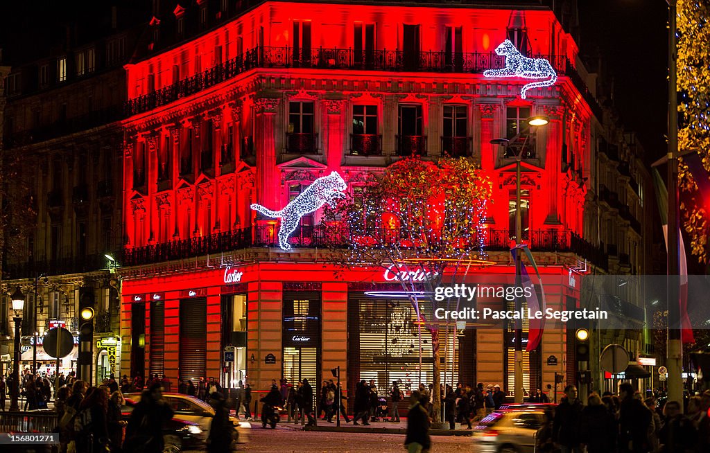 Christmas Illuminations 2012 In Paris