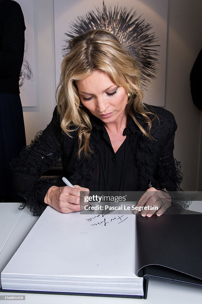 'Kate: The Kate Moss Book' - Signing Session At Colette