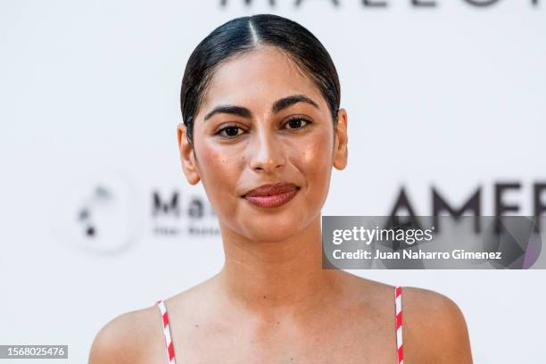 Mina El Hammani attends 'Quest' premiere during Atlantida Film Fest 13rd edition at de la Mar Park on July 24, 2023 in Palma de Mallorca, Spain.