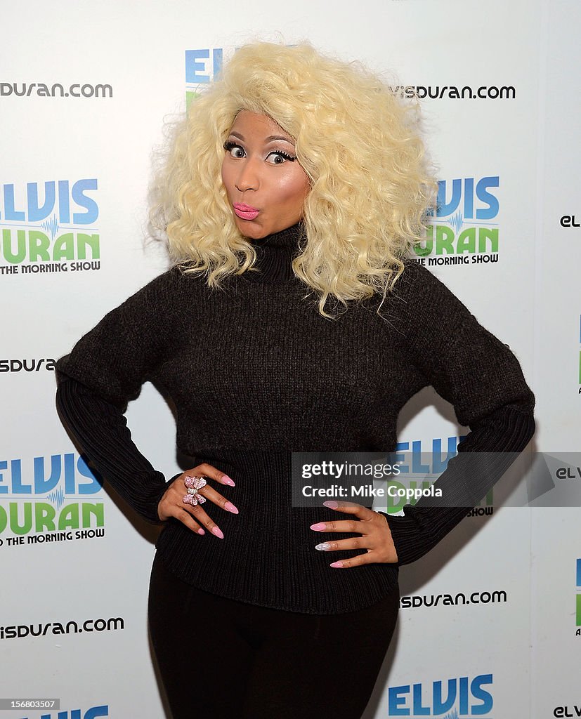 Nicki Minaj Visits Elvis Duran Z100 Morning Show