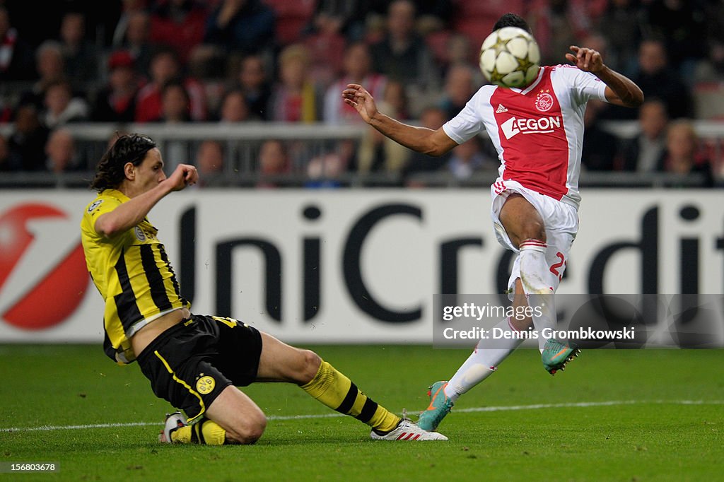 AFC Ajax v Borussia Dortmund - UEFA Champions League