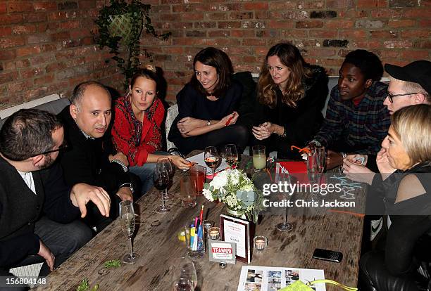 Teams take part in the the Vodafone Fashionable Pub Quiz at Shoreditch House on November 21, 2012 in London, United Kingdom. As Principal Sponsor of...