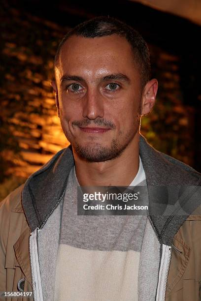 Richard Nicoll attends the Vodafone Fashionable Pub Quiz at Shoreditch House on November 21, 2012 in London, United Kingdom. As Principal Sponsor of...