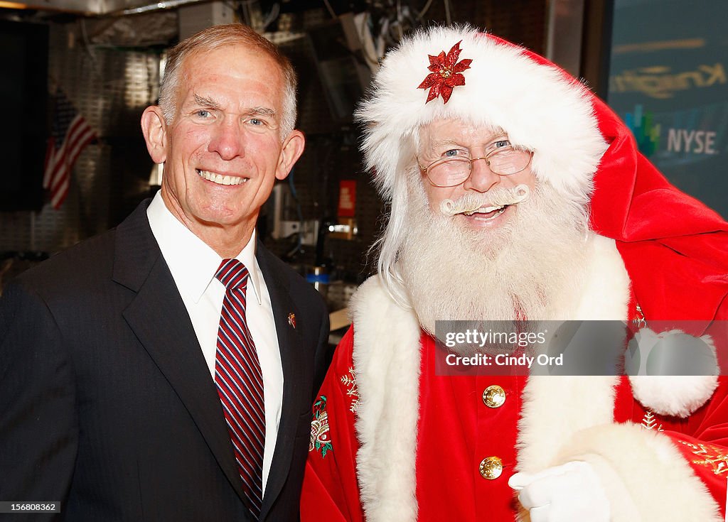 The Marine Toys for Tots Foundation Visits Rings NYSE Closing Bell