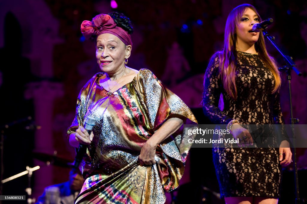 Omara Portuondo And Orquestta Buena Vista Social Club Perform At Palau De La Musica