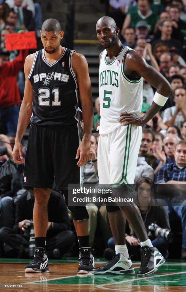 San Antonio Spurs v Boston Celtics