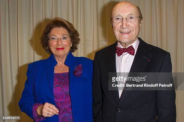 Professor Roland Cope and his wife Monique, parents of UMP party chief Jean-Francois Cope, attend world-famous tenor and conductor Placido Domingo's...