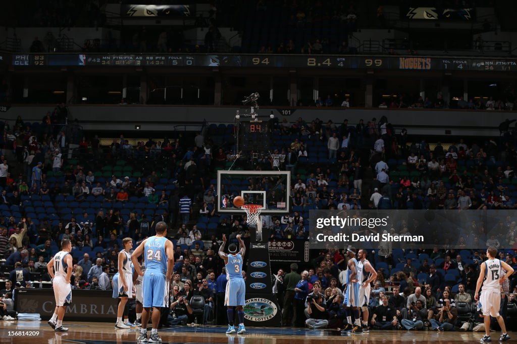 Denver Nuggets v Minnesota Timberwolves