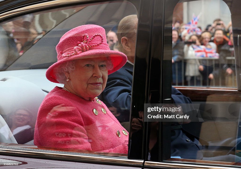 Queen Elizabeth II And The Duke Of Edinburgh Visit Bristol