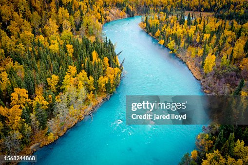 Kasilof River in Fall Colors Kasilof River in Fall Colors