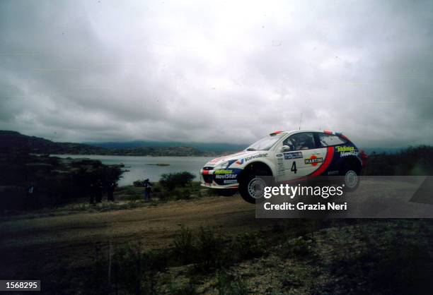 Colin Mc Rae with Ford Focus wrc during the World Rally Championships in Argentina. Germano Gritti / Grazia Neri. DIGITAL IMAGE Mandatory Credit:...
