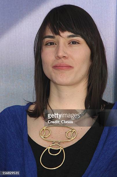 Nathalia Acevedo poses during a press conference of the movie Post Tenebras Lux on November 20, 2012 in Mexico City, Mexico.