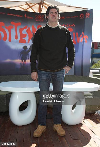 Adolfo Jimenez during a press conference of the movie Post Tenebras Lux on November 20, 2012 in Mexico City, Mexico.