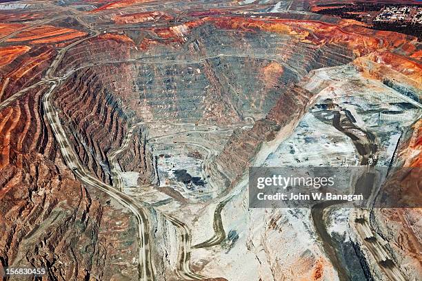 (kcgm.) gold mine,western australia - open pit mine stock pictures, royalty-free photos & images