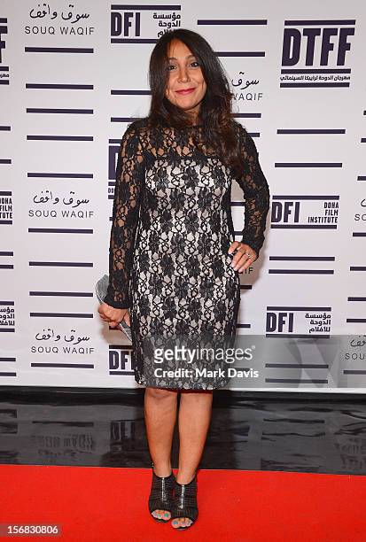 Haifaa Al Mansour attends the Awards Ceremony at the Al Rayyan Theatre during the 2012 Doha Tribeca Film Festival on November 22, 2012 in Doha, Qatar.