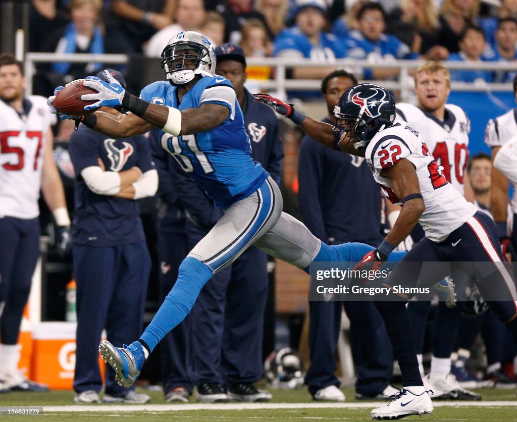 Houston Texans v Detroit Lions