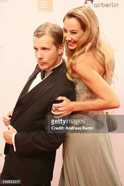Alessandra and Oliver Pocher attend 'BAMBI Awards 2012' at the Stadthalle Duesseldorf on November 22, 2012 in Duesseldorf, Germany.