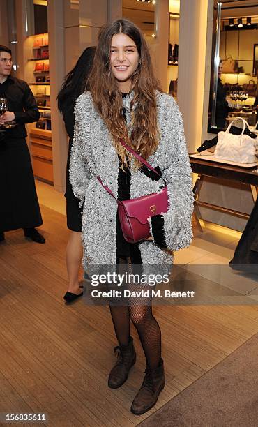 Bella Yentob attends 'Tod's Vendanges on Bond' at the Tod's Bond Street Boutique on November 22, 2012 in London, England.