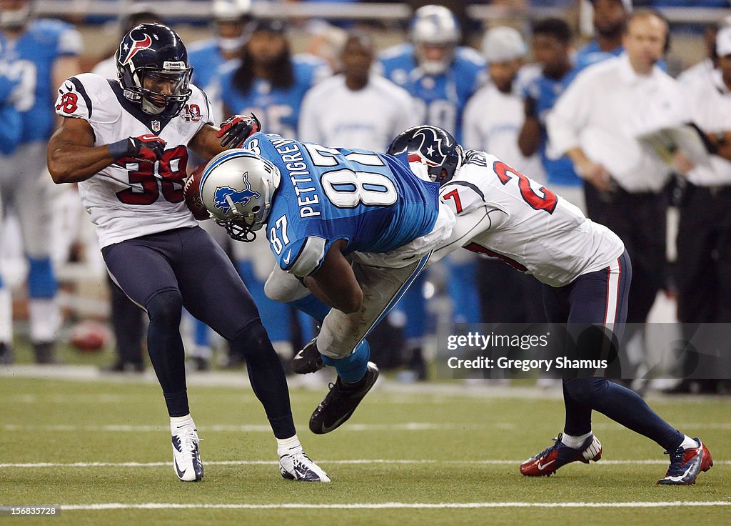 Houston Texans v Detroit Lions