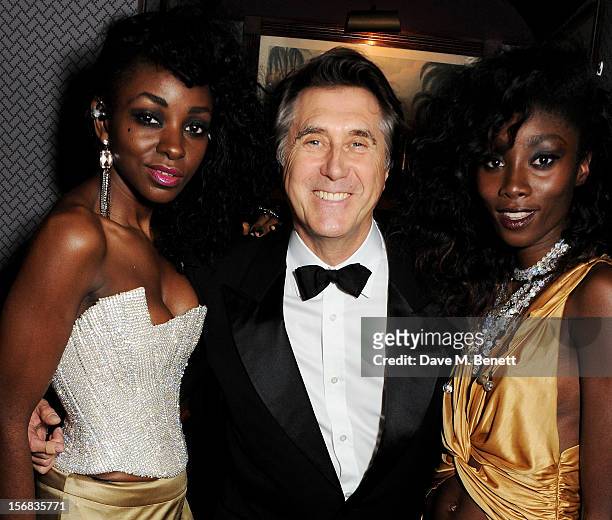 Bryan Ferry attends the launch of Bryan Ferry's new album 'The Jazz Age' at Annabels on November 22, 2012 in London, England.