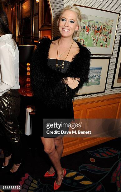 Sophia Hesketh attends the launch of Bryan Ferry's new album 'The Jazz Age' at Annabels on November 22, 2012 in London, England.