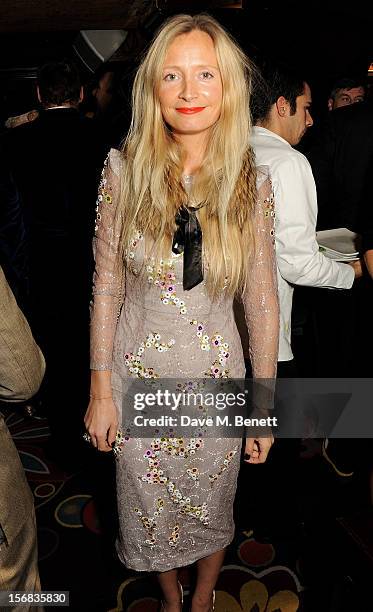 Martha Ward attends the launch of Bryan Ferry's new album 'The Jazz Age' at Annabels on November 22, 2012 in London, England.